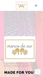 Mobile Screenshot of manosdesur.com